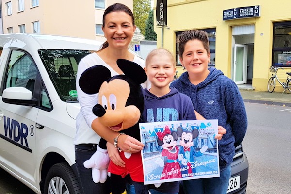 Nicolas darf ins Disneyland