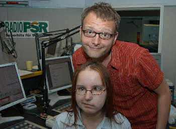 Juliane bei Radio PSR