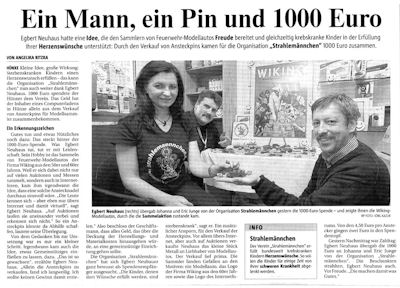 Ein Mann, ein Pin und 1000 Euro